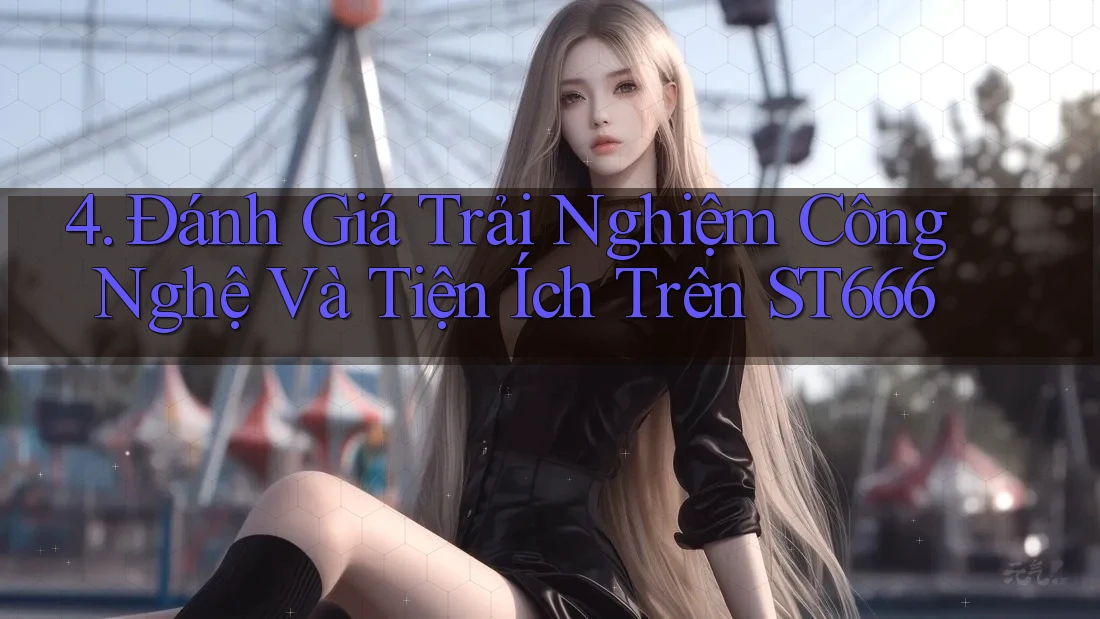 4. Đánh Giá Trải Nghiệm Công Nghệ Và Tiện Ích Trên ST666 4. Đánh Giá Trải Nghiệm Công Nghệ Và Tiện Ích Trên ST666