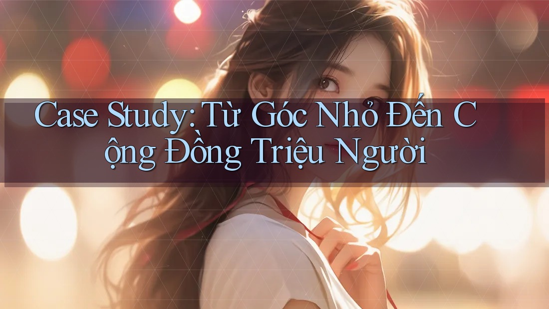 Case Study: Từ Góc Nhỏ Đến Cộng Đồng Triệu Người Case Study: Từ Góc Nhỏ Đến Cộng Đồng Triệu Người