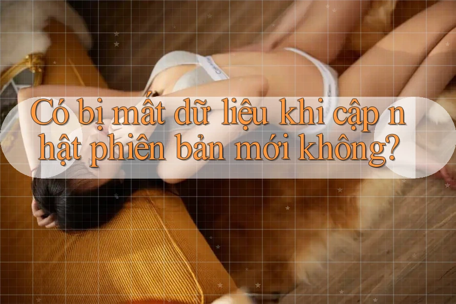 Có bị mất dữ liệu khi cập nhật phiên bản mới không? Có bị mất dữ liệu khi cập nhật phiên bản mới không?