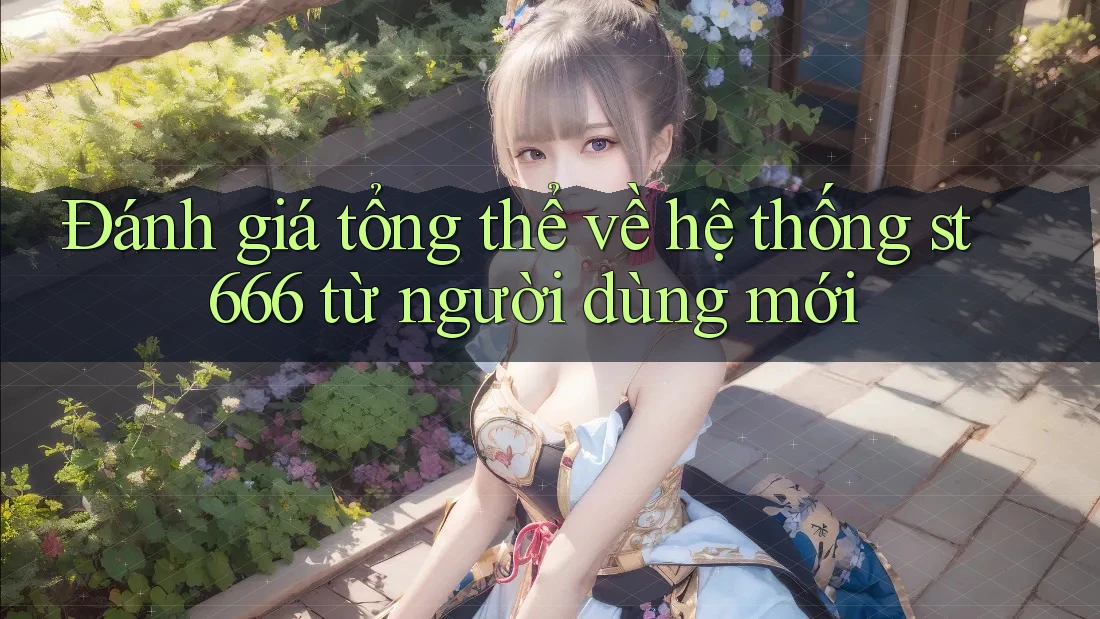 Đánh giá tổng thể về hệ thống st666 từ người dùng mới Đánh giá tổng thể về hệ thống st666 từ người dùng mới