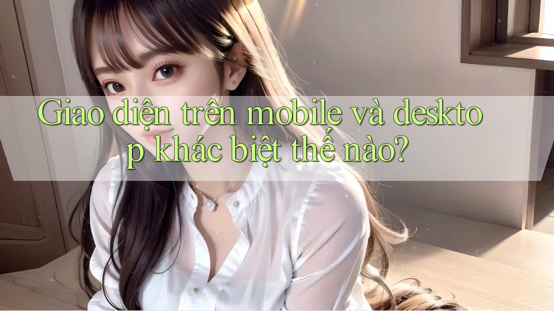 Giao diện trên mobile và desktop khác biệt thế nào?
