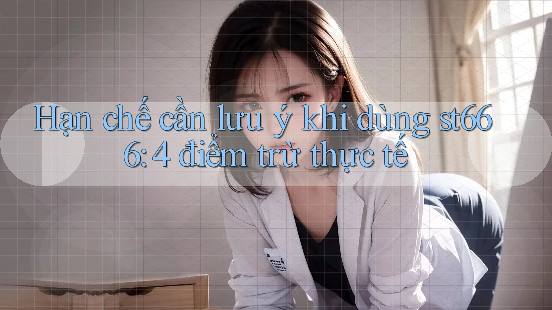 Hạn chế cần lưu ý khi dùng st666: 4 điểm trừ thực tế Hạn chế cần lưu ý khi dùng st666: 4 điểm trừ thực tế