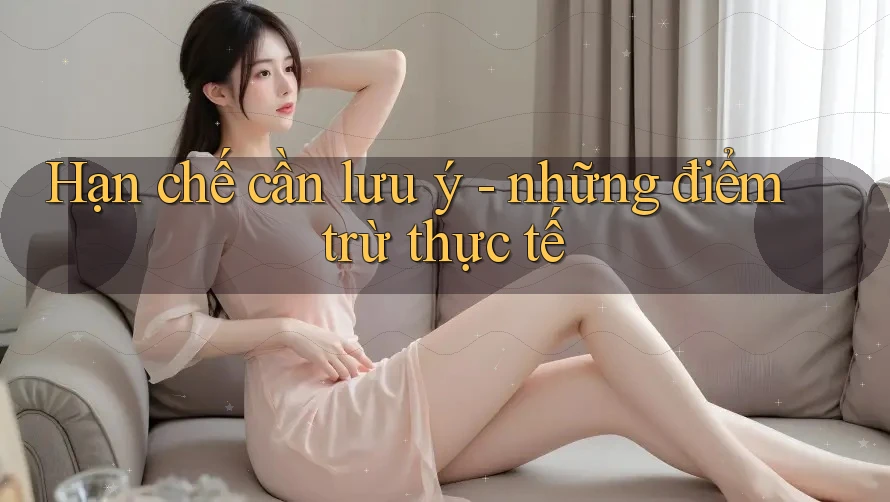 Hạn chế cần lưu ý: Những điểm trừ thực tế Hạn chế cần lưu ý: Những điểm trừ thực tế