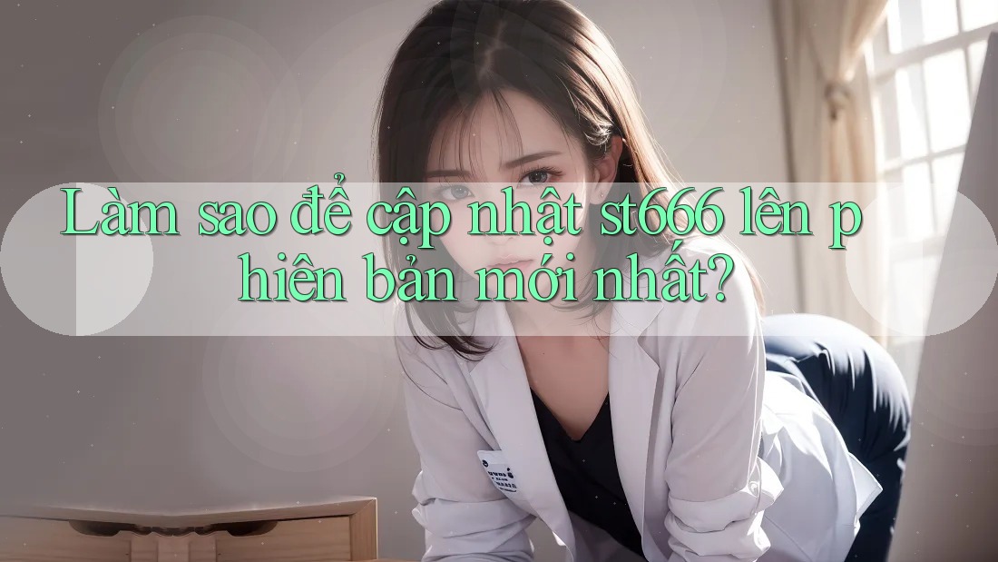 Làm sao để cập nhật st666 lên phiên bản mới nhất?