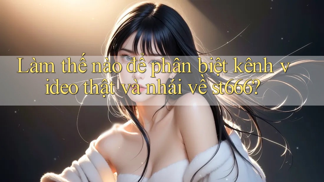 Làm thế nào để phân biệt kênh video thật và nhái về st666?