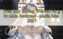 Nên hay không Winvn từ góc nhìn backend   phiên bản 2027