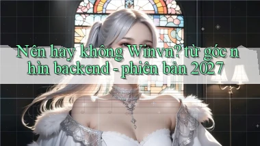 Nên hay không Winvn từ góc nhìn backend   phiên bản 2027