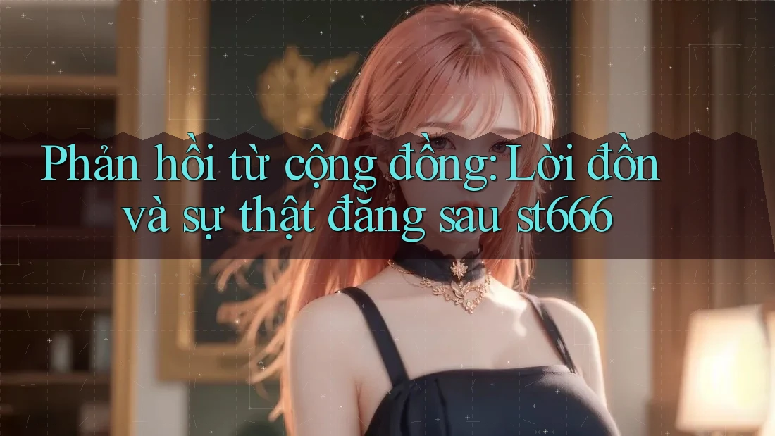 Phản hồi từ cộng đồng: Lời đồn và sự thật đằng sau st666 Phản hồi từ cộng đồng: Lời đồn và sự thật đằng sau st666