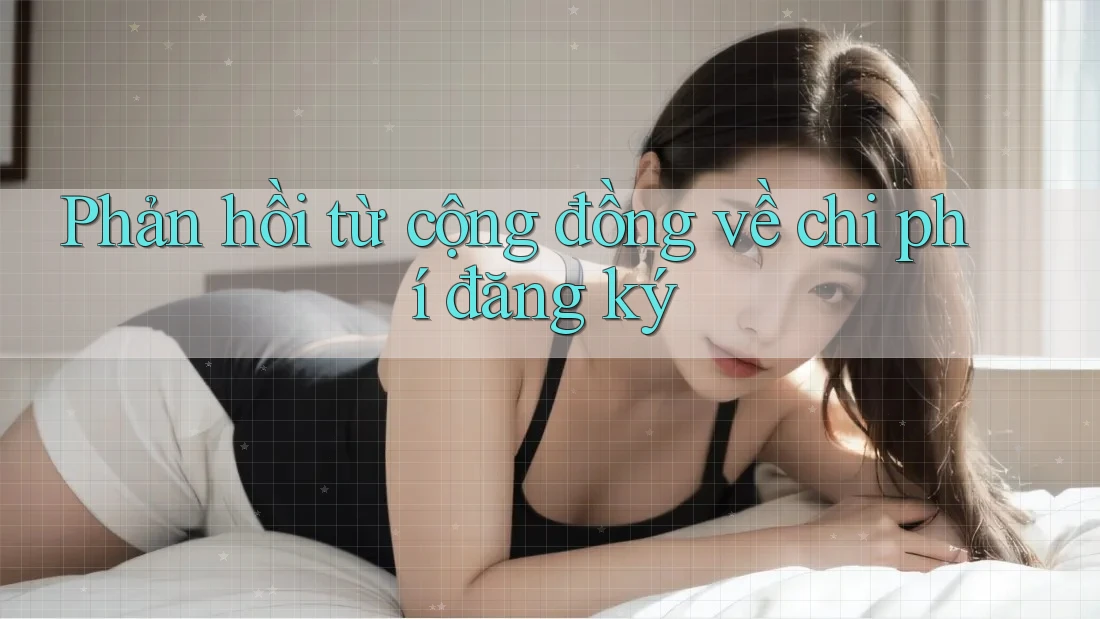 Phản hồi từ cộng đồng về chi phí đăng ký Phản hồi từ cộng đồng về chi phí đăng ký