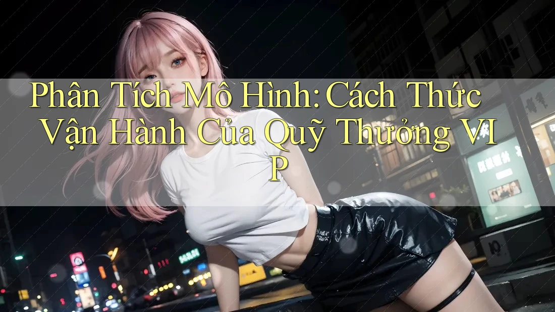 Phân Tích Mô Hình: Cách Thức Vận Hành Của Quỹ Thưởng VIP Phân Tích Mô Hình: Cách Thức Vận Hành Của Quỹ Thưởng VIP