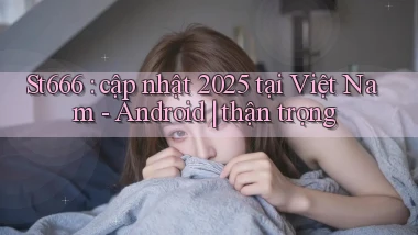 St666 cập nhật 2025 tại Việt Nam   Android thận trọng
