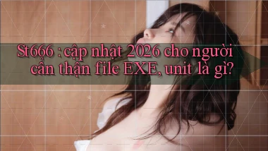 St666 cập nhật 2026 cho người cẩn thận file EXE, unit là gì