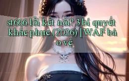 st666 lỗi kết nối 3 bí quyết khắc phục (2026) WAF bảo vệ