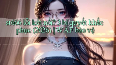 st666 lỗi kết nối 3 bí quyết khắc phục (2026) WAF bảo vệ