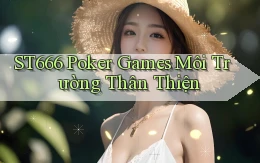 st666  poker games môi trường thân thiện