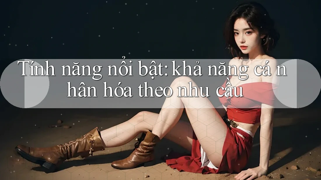 Tính năng nổi bật: Khả năng cá nhân hóa theo nhu cầu