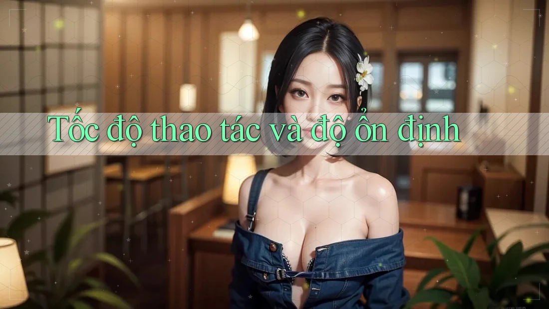 Tốc độ thao tác và độ ổn định Tốc độ thao tác và độ ổn định