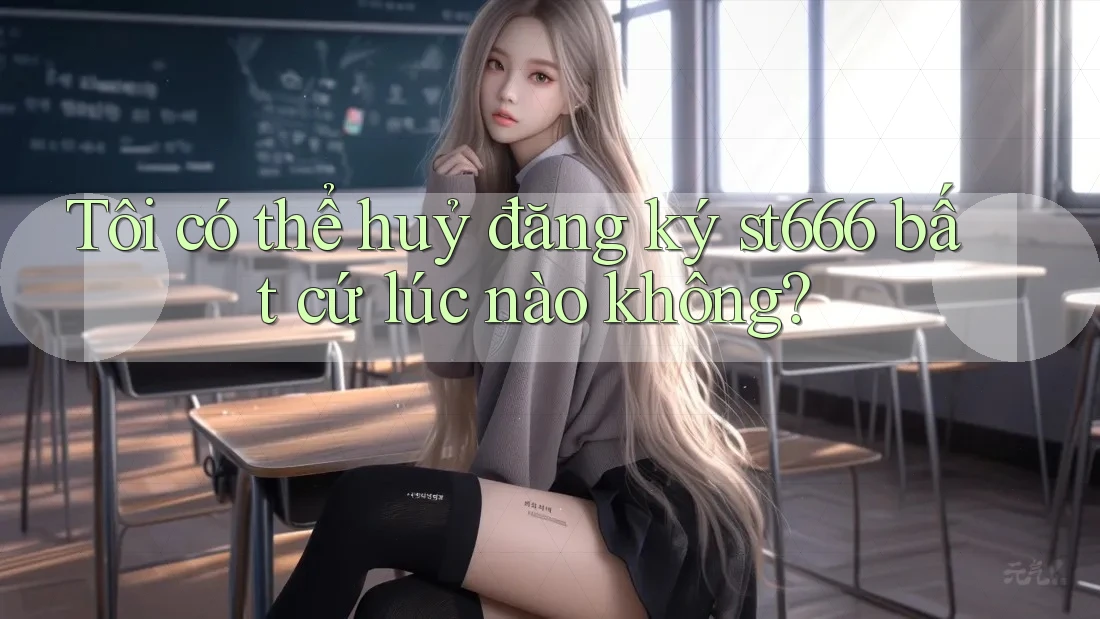 Tôi có thể huỷ đăng ký st666 bất cứ lúc nào không?