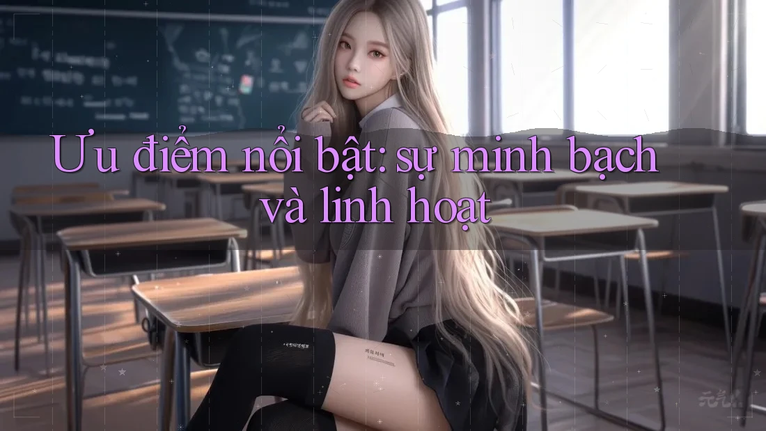 Ưu điểm nổi bật: sự minh bạch và linh hoạt Ưu điểm nổi bật: sự minh bạch và linh hoạt